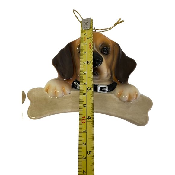 Big Sky Canine Personalized Blank Ceramic Dog Retriever Beagle Ornaments Christm - Picture 6 of 7